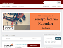 Tablet Screenshot of kuponmanya.com